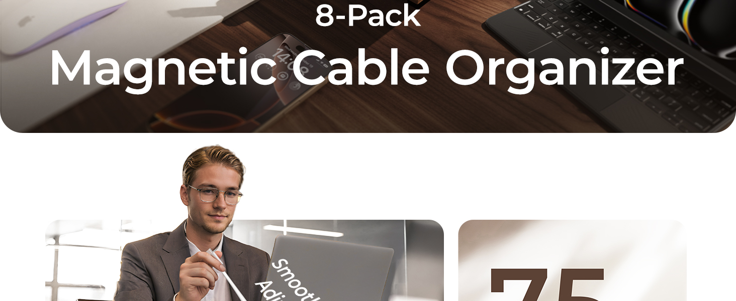 Magnetic Cable Clips