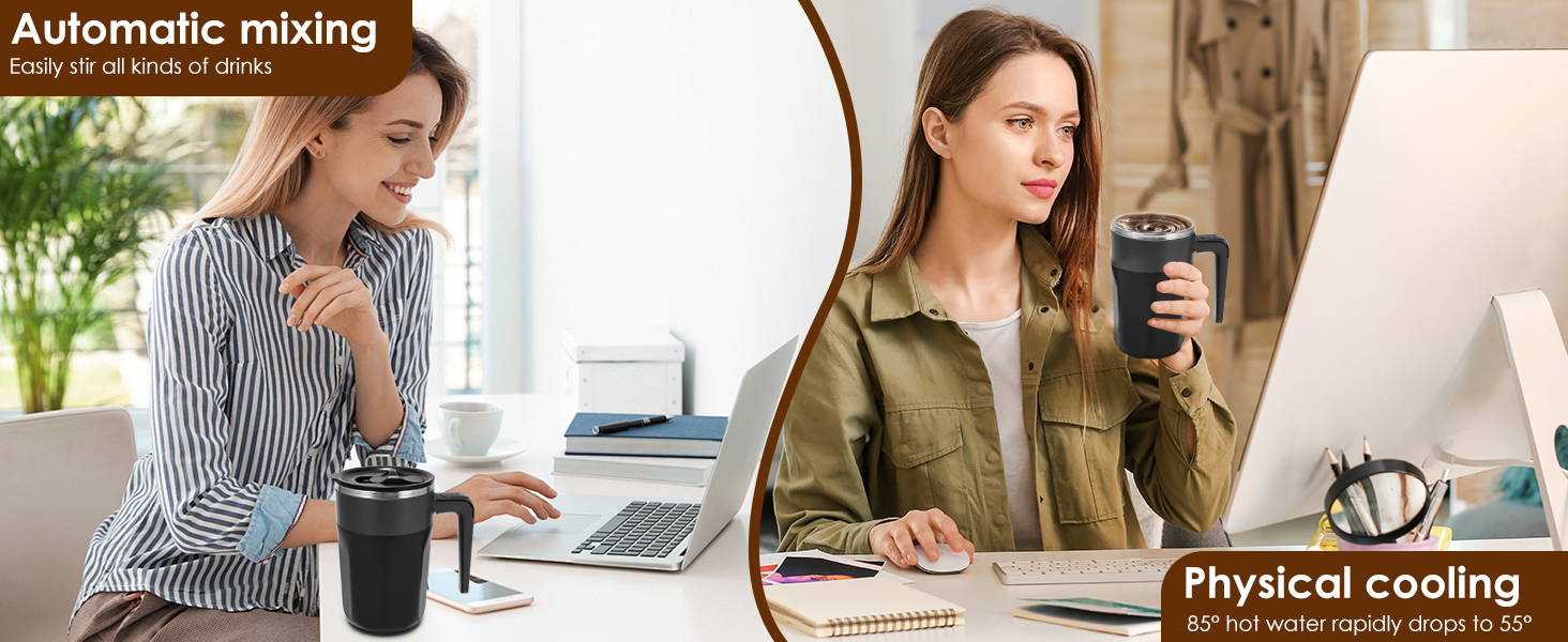 self strring coffee mug