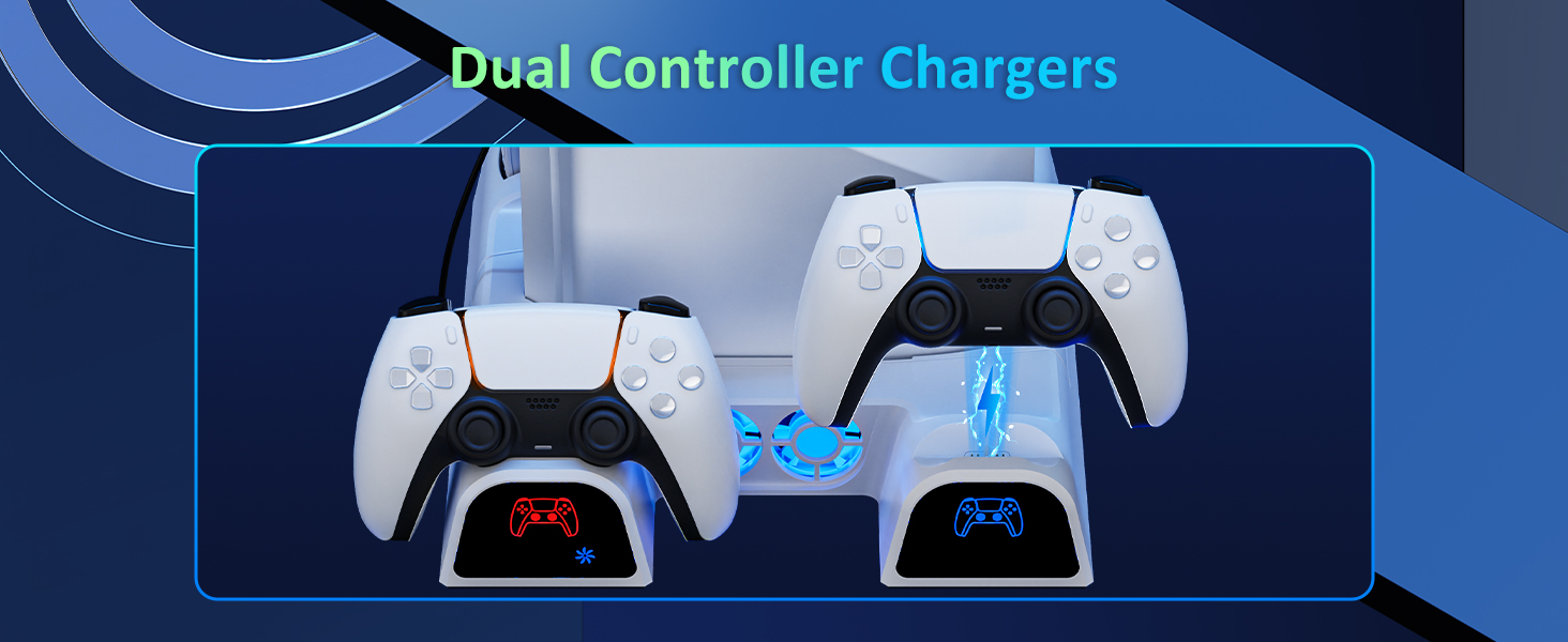 The product comes with two charging slots.