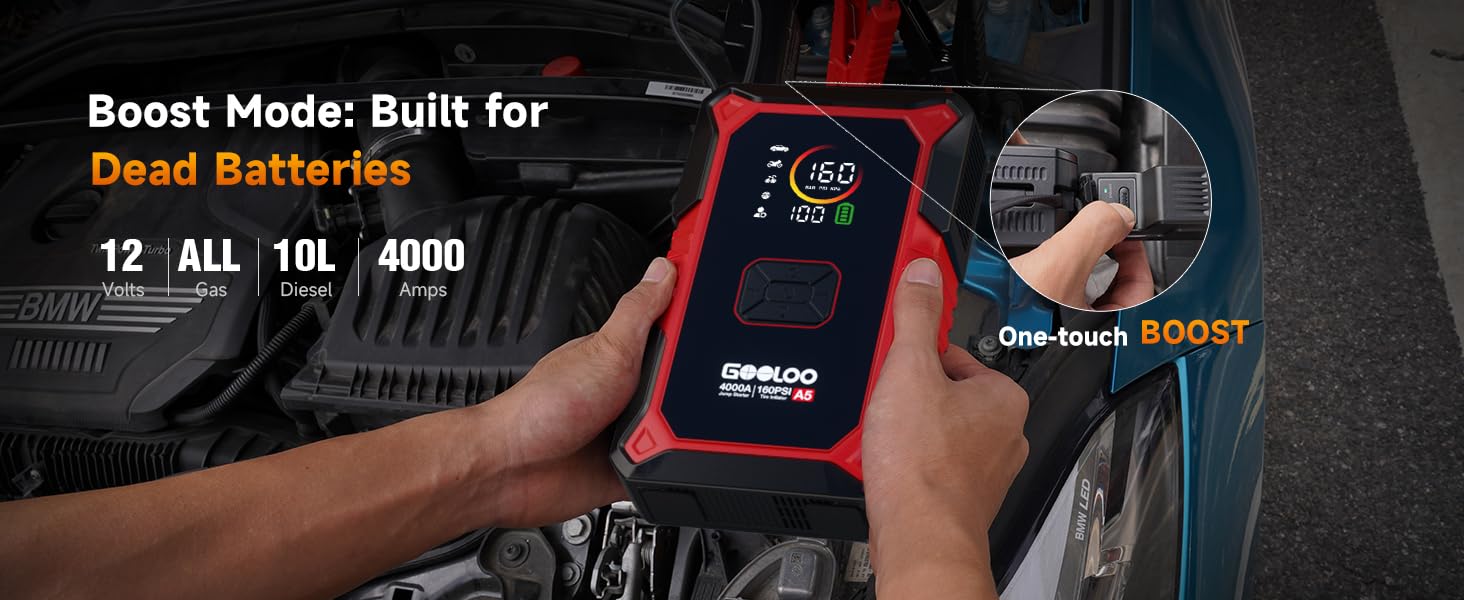 jump starter with boost mode