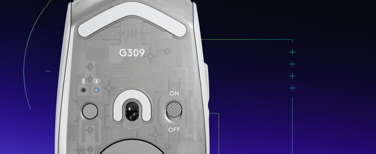 Logitech G309 LIGHTSPEED Wireless Lightweight Gaming Mouse with 6 programmable buttons