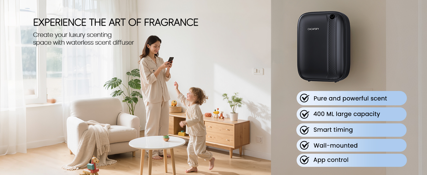 SP01 wall-mounted waterless scent diffuser +5