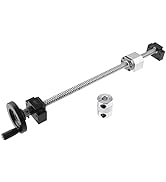 ANWOKIT SFU1605 Ball Screw 1200mm BallScrews with Metal Deflector + Handwheel nut BK12/BF12 End S...