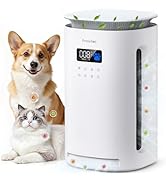Provirtec Pro-Level Air Purifier for Home Pets, No More Odor, Pet Floating Fur &amp; Dander Worries, ...