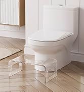 acrylic toilet stool