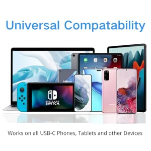 wide compatibility Android compatible devices type c macbook pro air samsung galaxy not 