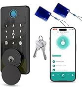 Biquole Smart Deadbolt Door Lock with Keypad,Fingerprint Door Lock,Keyless Entry Electronic Door ...