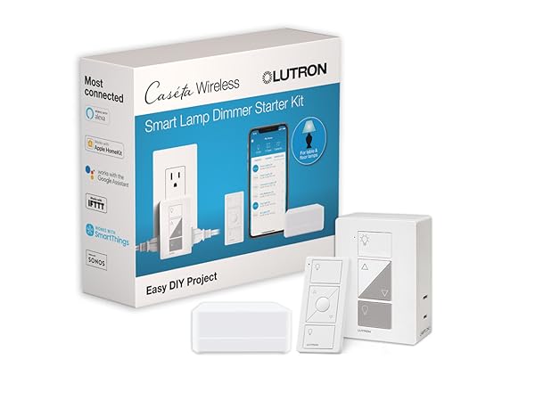 caseta, wireless, kit, lamp dimmer, remote