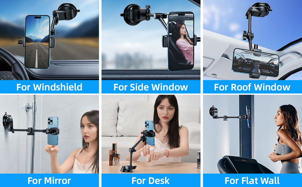 xuenair Universal Car Phone Mount, widely used car phone holder