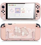 GeekShare Protective Shell Dockable Hard Case Compatible with Switch 2-Pink