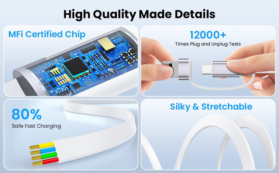 5-in-1 Retractable Charging Cable