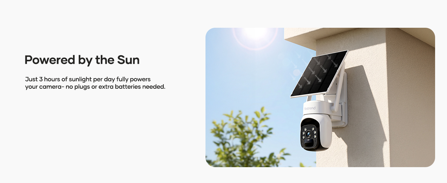 solar powered security camera