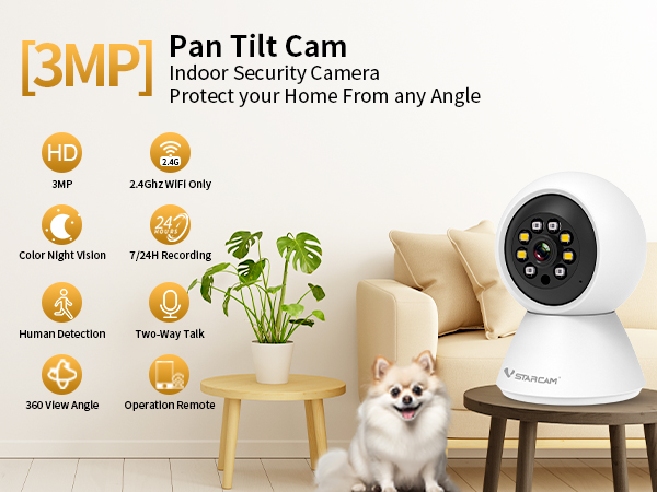 wireless pet camera with phone app