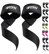 FITFIV Lifting Wrist Straps for Weightlifting,Gym,Deadlift,workout(Made of high-quality cotton &amp; ...