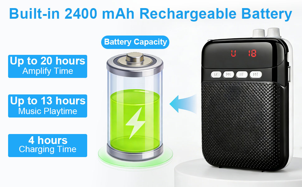 Portable Voice Amplifier for Teachers