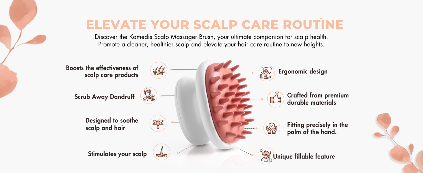  Sensitive Exfoliator Hair care product Shower Scrubber Shampoo Flakes