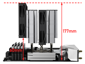 ARGB CPU Dual-Tower Air Cooler