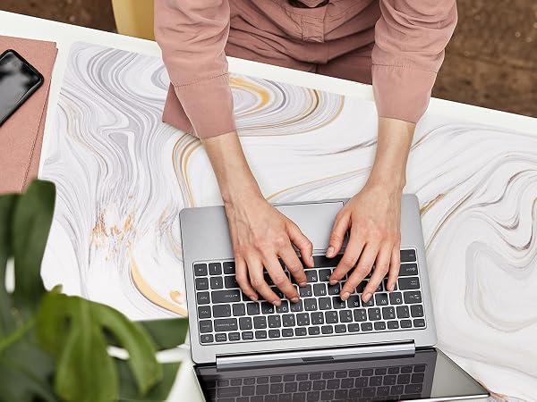 Leather Large Mouse Pad - Designed for Comfort and Productivity!