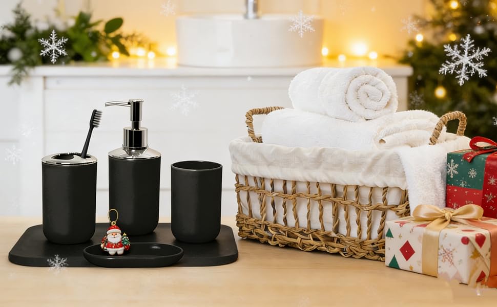 bathroom soap dispenser set
