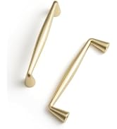 Brushed Gold Zinc Alloy Cabinet pulls - 3-3/4 Inch(96mm) Hole Center Classic Vintage Drawer Handl...