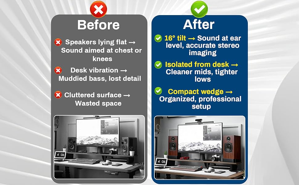 speaker stand desk A+6