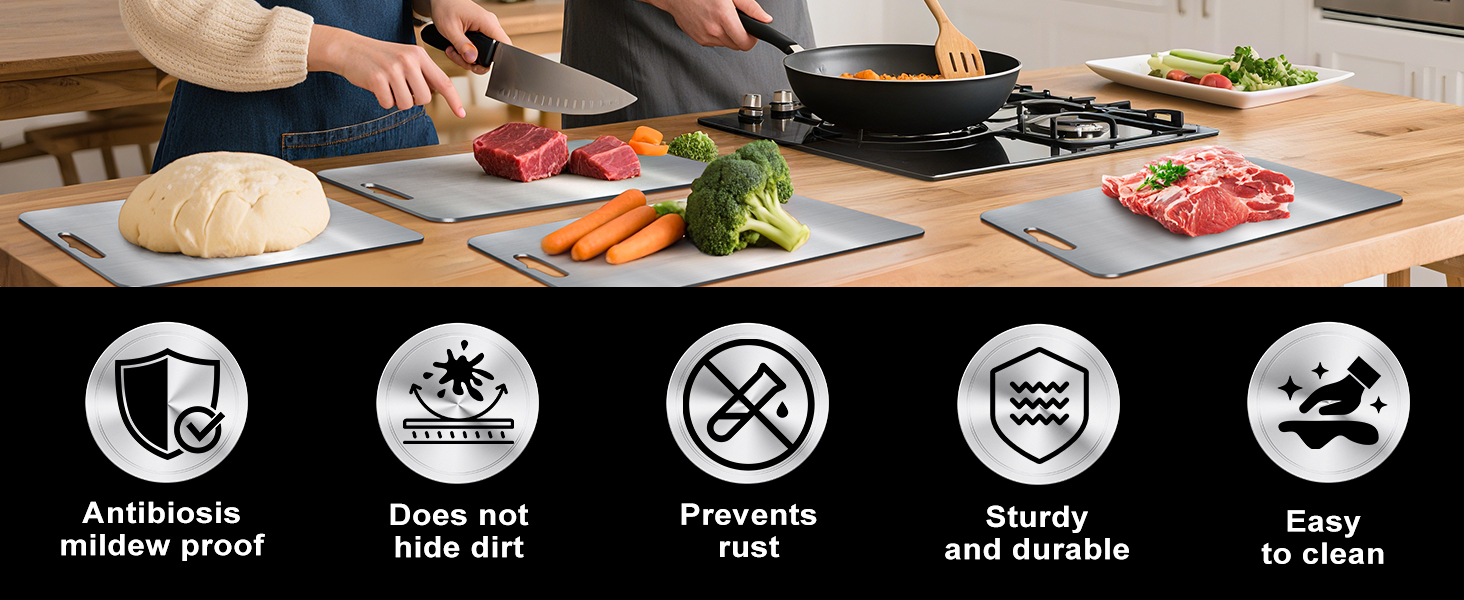 Titanium Cutting Boards for Kitchen