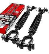 [Premium] 2 Pack 1/2”x6” Heavy Duty Jaw and Jaw Turnbuckle, 2200 lbs Working Load Limit, Weather ...