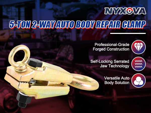 5-Ton 2-Way Auto Body Repair Clamp
