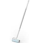 UNIKON 802 Lint Roller Sticky Roller Pet Hair Roller, Long Handle Sticky Mop With 4-Foot Extendab...