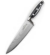 Alata Damascus Knife Chef Knife, Kitchen knife, paring knife, High Carbon Stainless Steel,Ergonom...