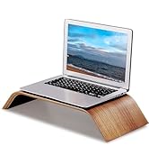 Docooler Monitor Stand Desktop Computer Heighen Universal Wooden Stand Dock Holder Display Bracke...