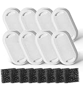 Cat Water Fountain Filter, 8 Packs Replacement Filters for SARPAWS PWS-158B (74oz/2.2L), 2 Months...