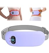Portable Heating Pad for Cramps, Upgrade Cordless Electric Period Fast Heating Pad for Back Pain ...