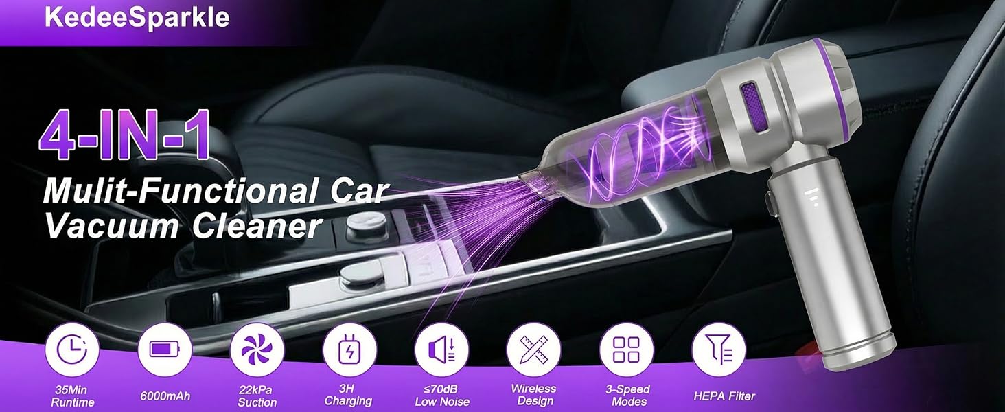 Cordless Car Vacuum Cleaner