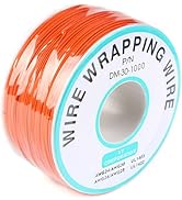 JESSINIE Orange Electronic Wire DM-30-1000 Wire Wrapping Wire 30 AWG Single Core Wire Circuit Boa...