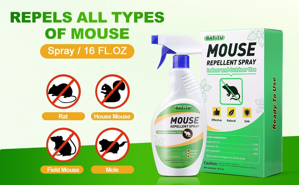 peppermint oil spray for rodent