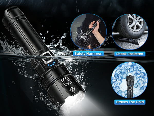 High Lumens Rechargeable Flashlights