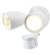 LEONLITE Motion Sensor Flood Light, ETL Listed, LED Security Lights Dusk to Dawn, Waterproof Outd...