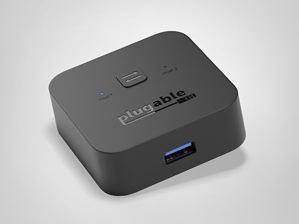 An ab switch box lets you manage dual laptops - ideal for connecting to laptops in shared workspaces