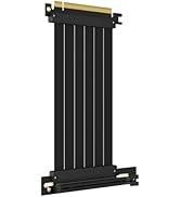 GLOTRENDS 150mm PCIe 3.0 X16 Riser Cable for Low-end PCIe 3.0 GPUs, Such as GeForce RTX 20/GTX 16...