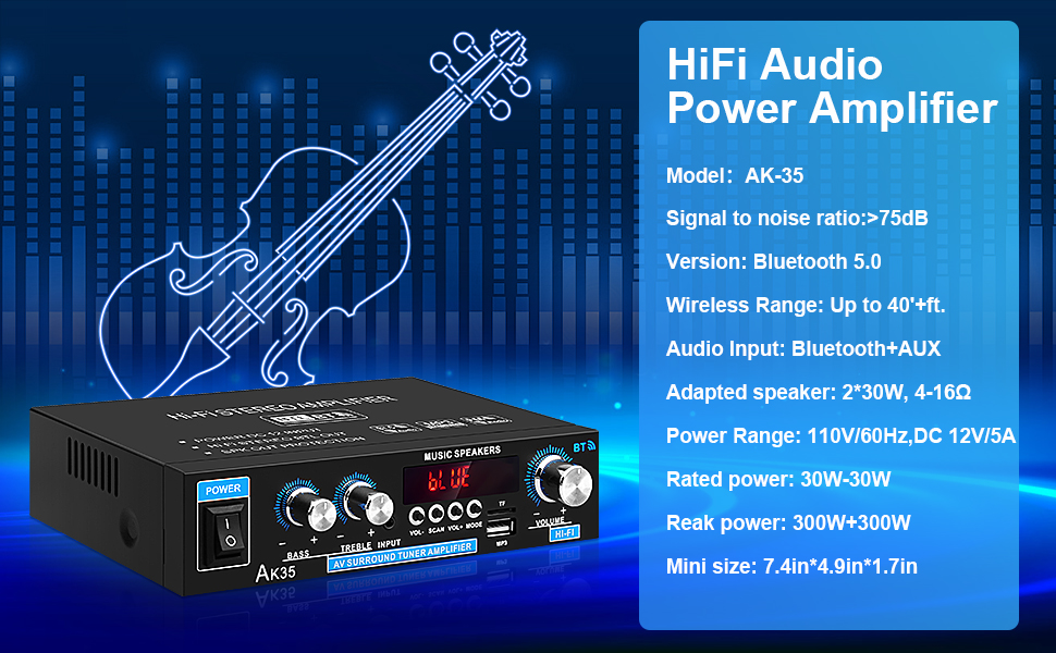 ampfiler bluetooth