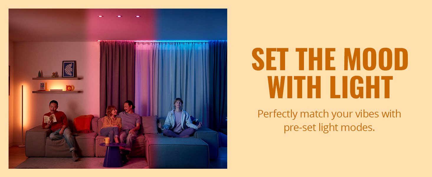 Set the mood with light