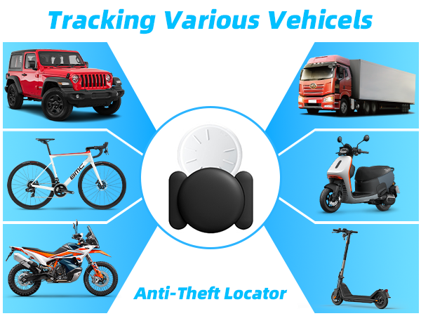 tracker device for vehicles