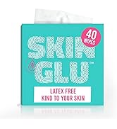 Not Just A Patch Skin Glu Skin Prep Wipes (40 Pack) - Pre-CGM Skin Barrier Wipe - Hypoallergenic ...