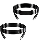 IMIYORE 9.8ft 5.5mmx2.1mm DC Power Extension Cable Male to Female Compatible with 12V 3A for CCTV...