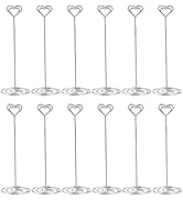 ULTECHNOVO 12 Pcs Table Number Holders Place Card Holder, Name Cards Picture Holders for Tables P...