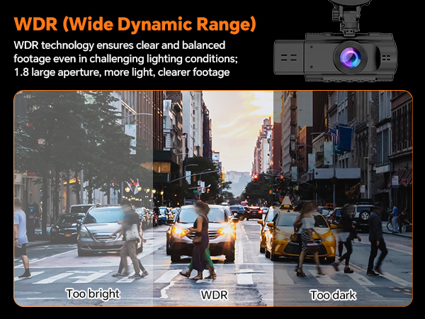 dash cam front and inside camara para carro