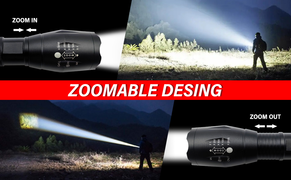 ZOOMABLE FLASHLIGHTS