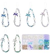 SUNNYCLUE 1 Box 231Pcs DIY 6 Sets Phone Charms Kit Sea Shell Phone Strap Bowknot Bead Seashell Be...