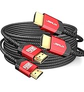 JSAUX 8K HDMI Cables 2.1 10FT 2-Pack 48Gbps 8K &amp; 4K Ultra High Speed Cords(8K@60Hz 7680x4320, 4K@...